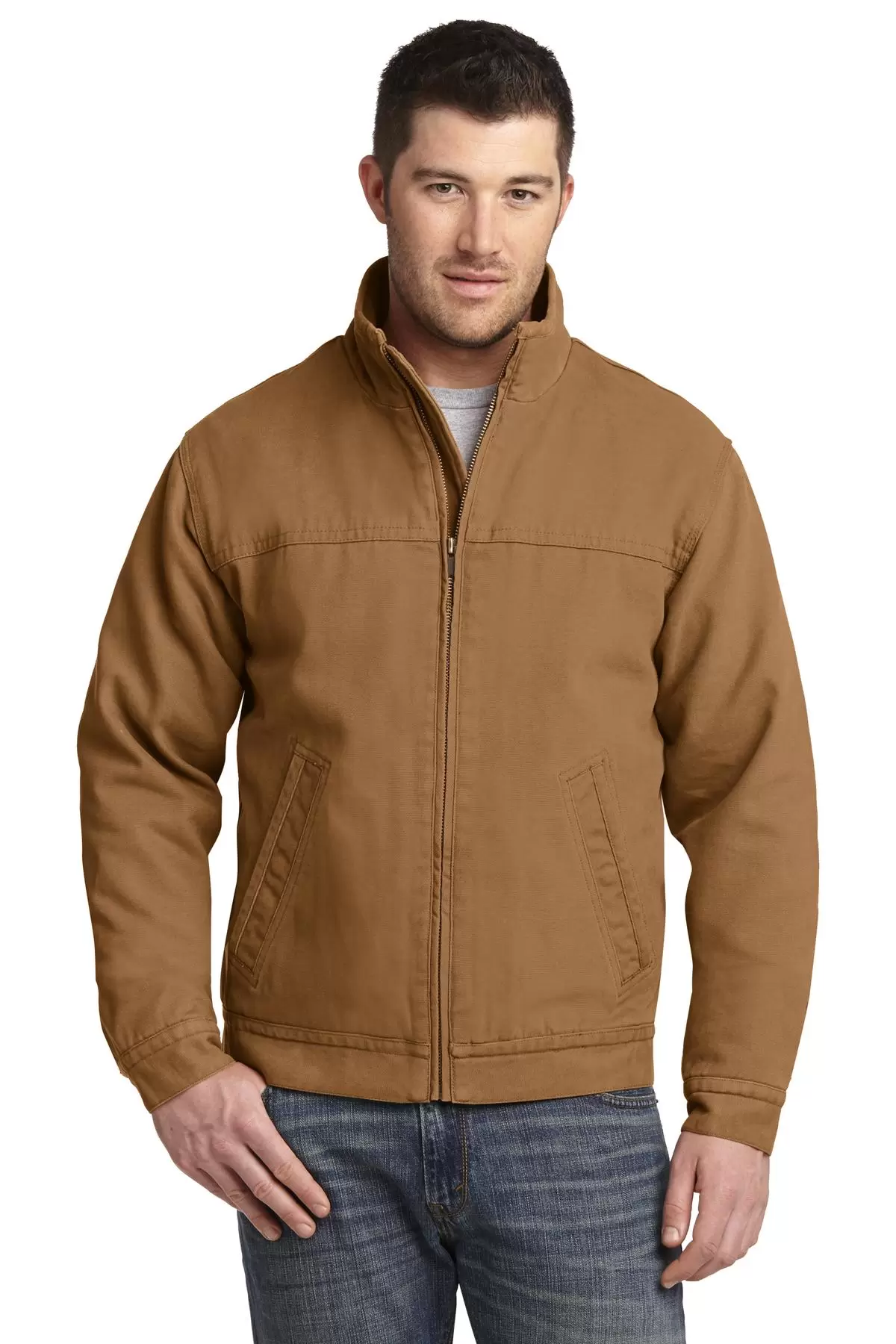 CSJ40 CornerStone® Washed Duck Cloth Flannel-Lined Work Jacket SKU: CSJ40