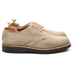 'D6408' Beige Suede Derby UK 7 US 7.5 D