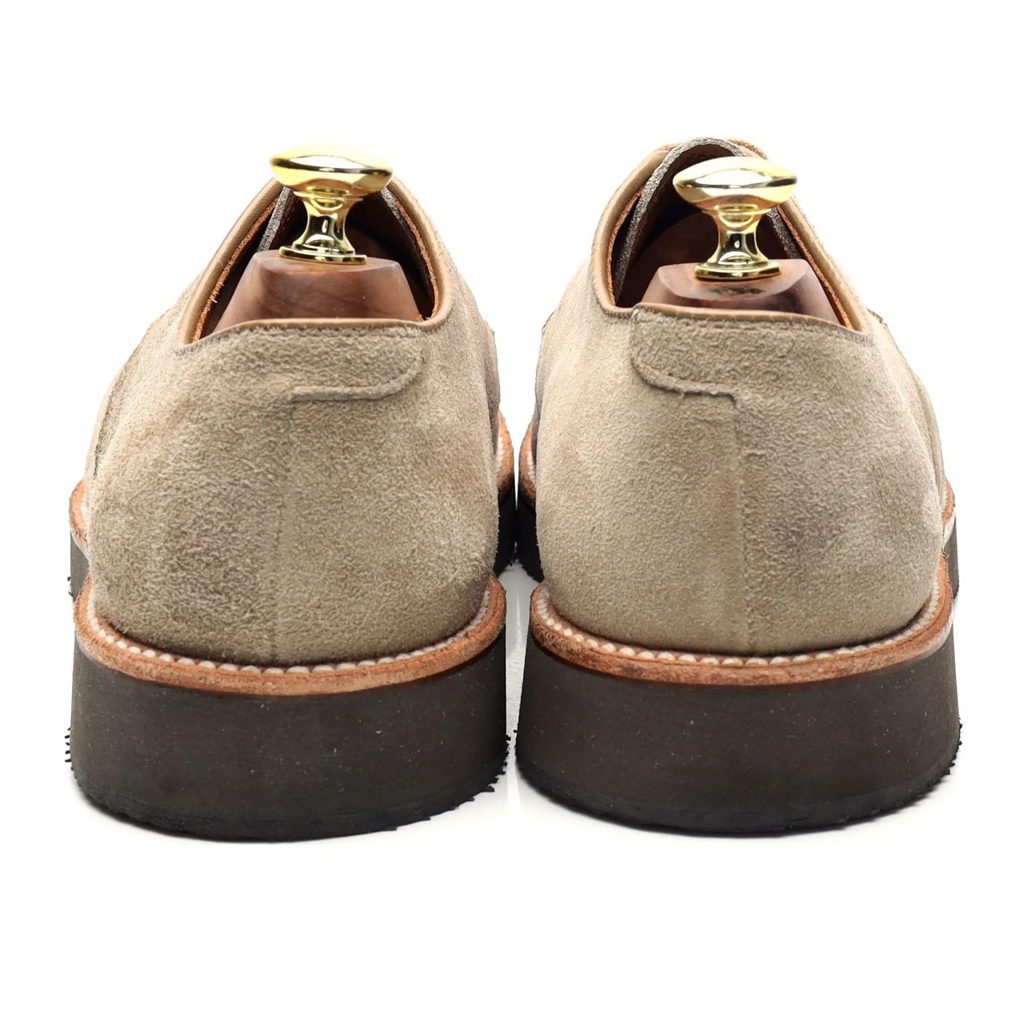 'D6408' Beige Suede Derby UK 7 US 7.5 D