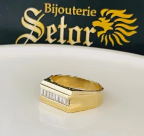 Diamond baguette ring