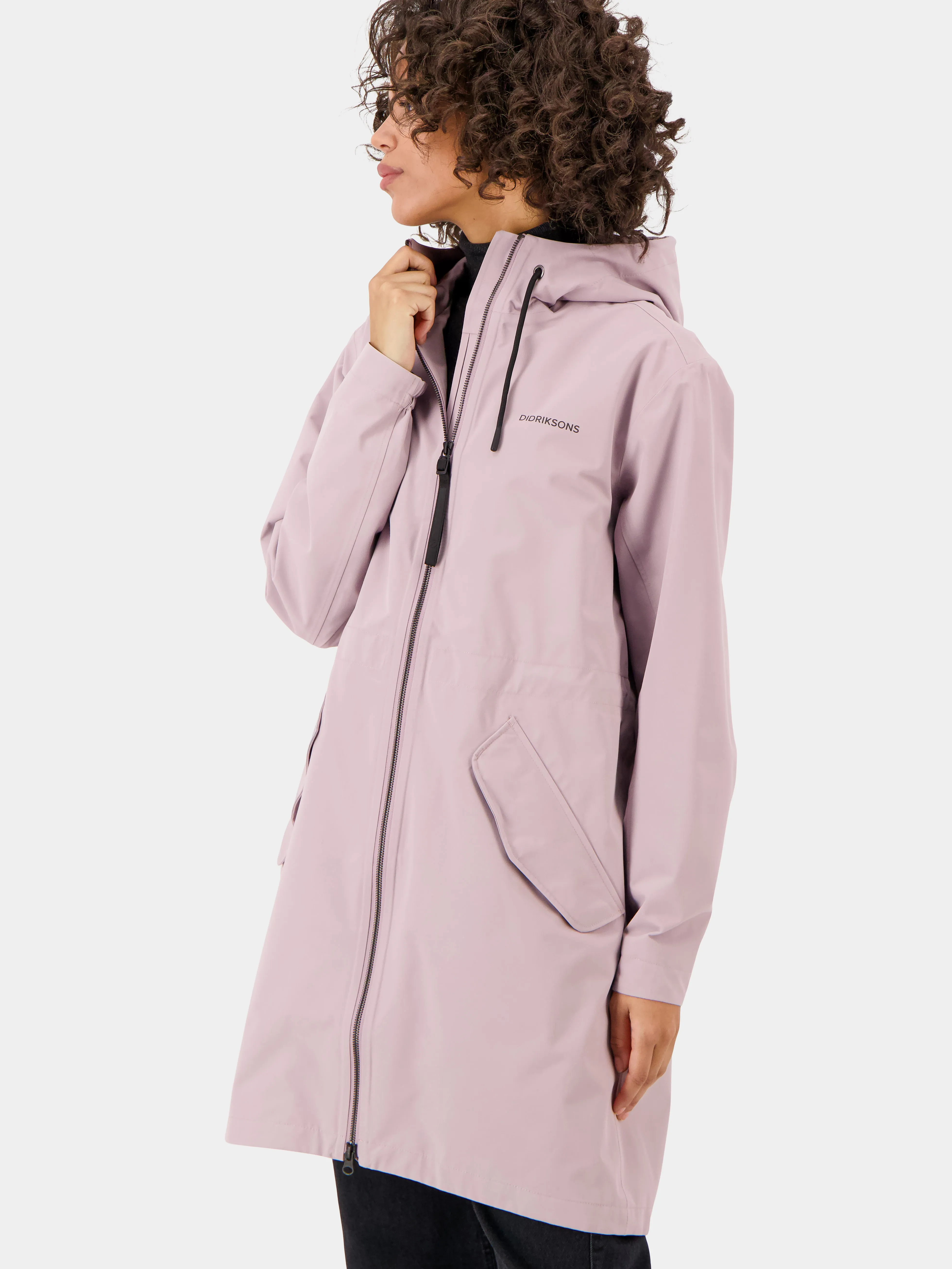 Didriksons Women's Marta Parka 2 Dusty Lilac | Buy Didriksons Women's Marta Parka 2 Dusty Lilac here | Outnorth