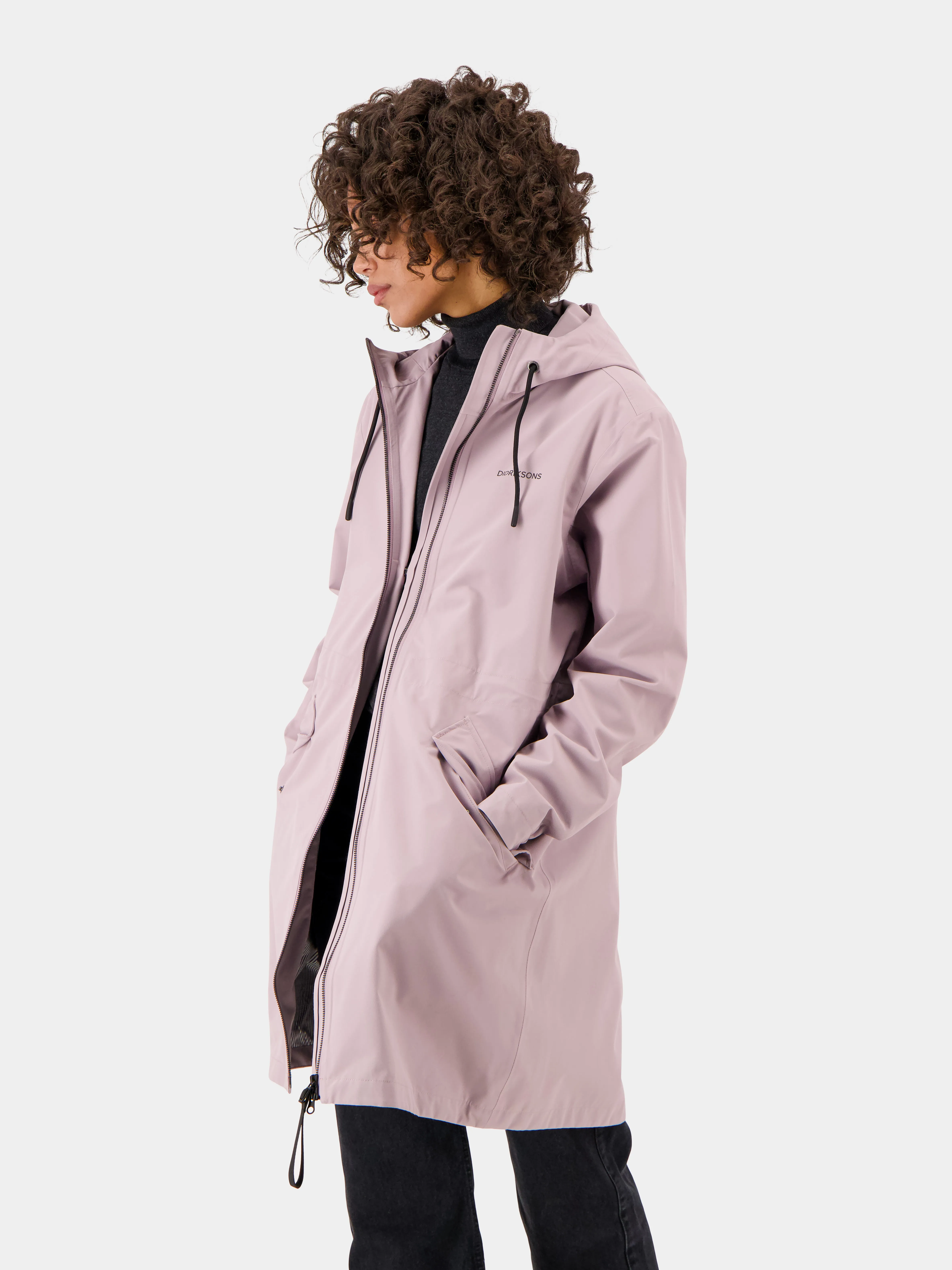 Didriksons Women's Marta Parka 2 Dusty Lilac | Buy Didriksons Women's Marta Parka 2 Dusty Lilac here | Outnorth