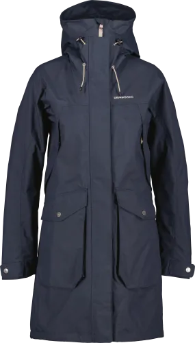 Didriksons Women's Thelma Parka 9 Dark Night Blue | Buy Didriksons Women's Thelma Parka 9 Dark Night Blue here | Outno