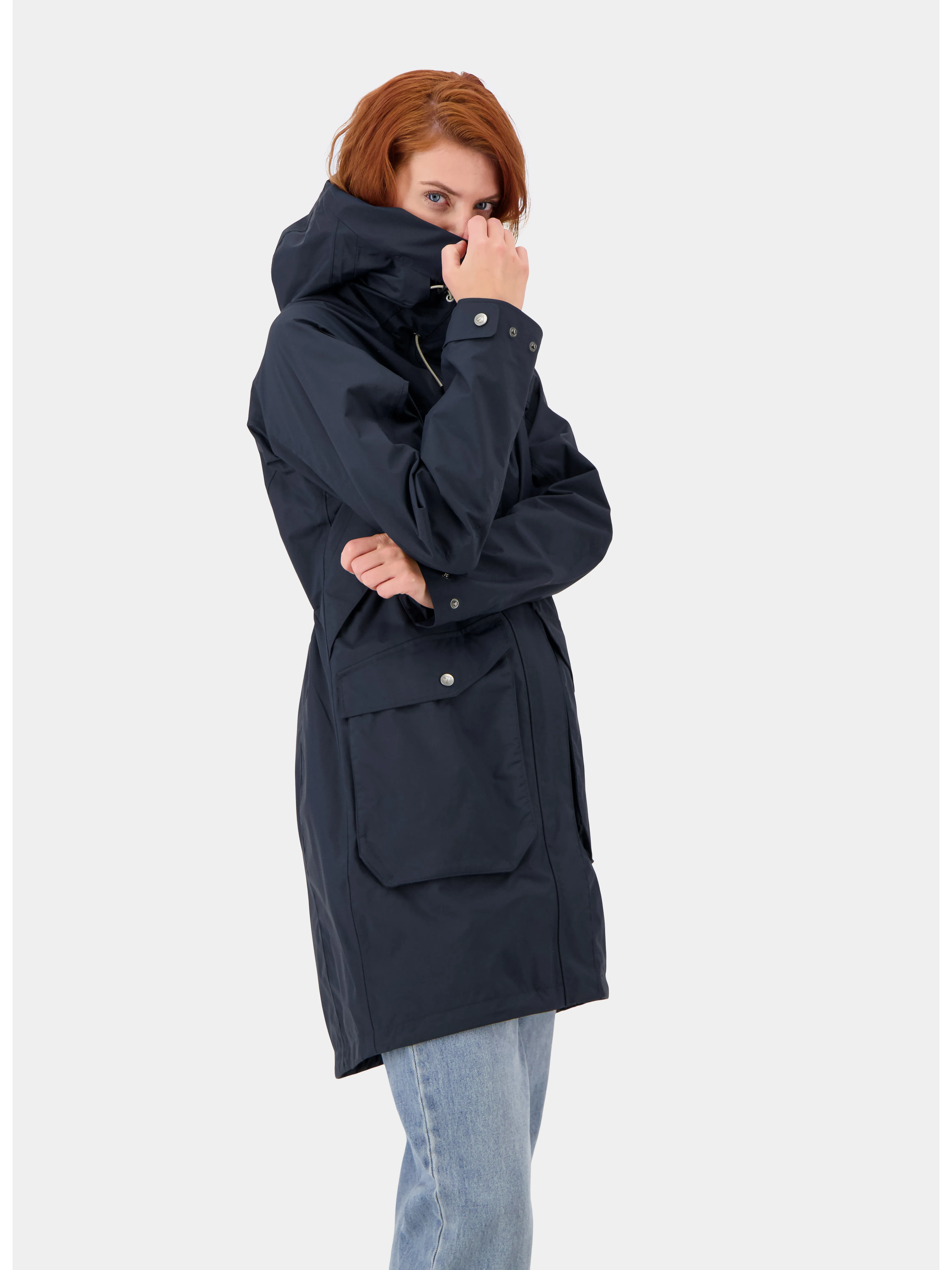 Didriksons Women's Thelma Parka 9 Dark Night Blue | Buy Didriksons Women's Thelma Parka 9 Dark Night Blue here | Outno