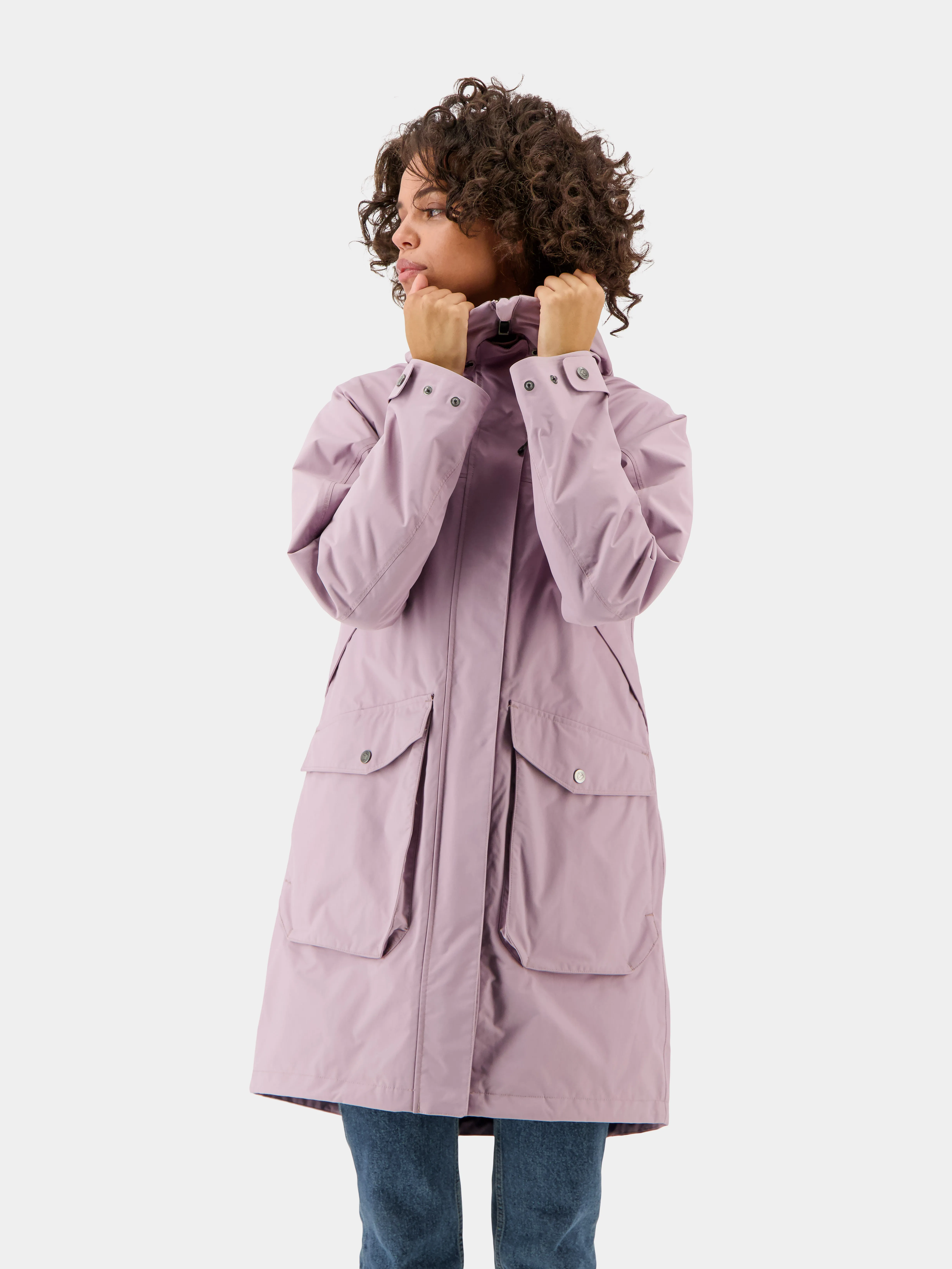 Didriksons Women's Thelma Parka 9 Dusty Lilac | Buy Didriksons Women's Thelma Parka 9 Dusty Lilac here | Outnorth