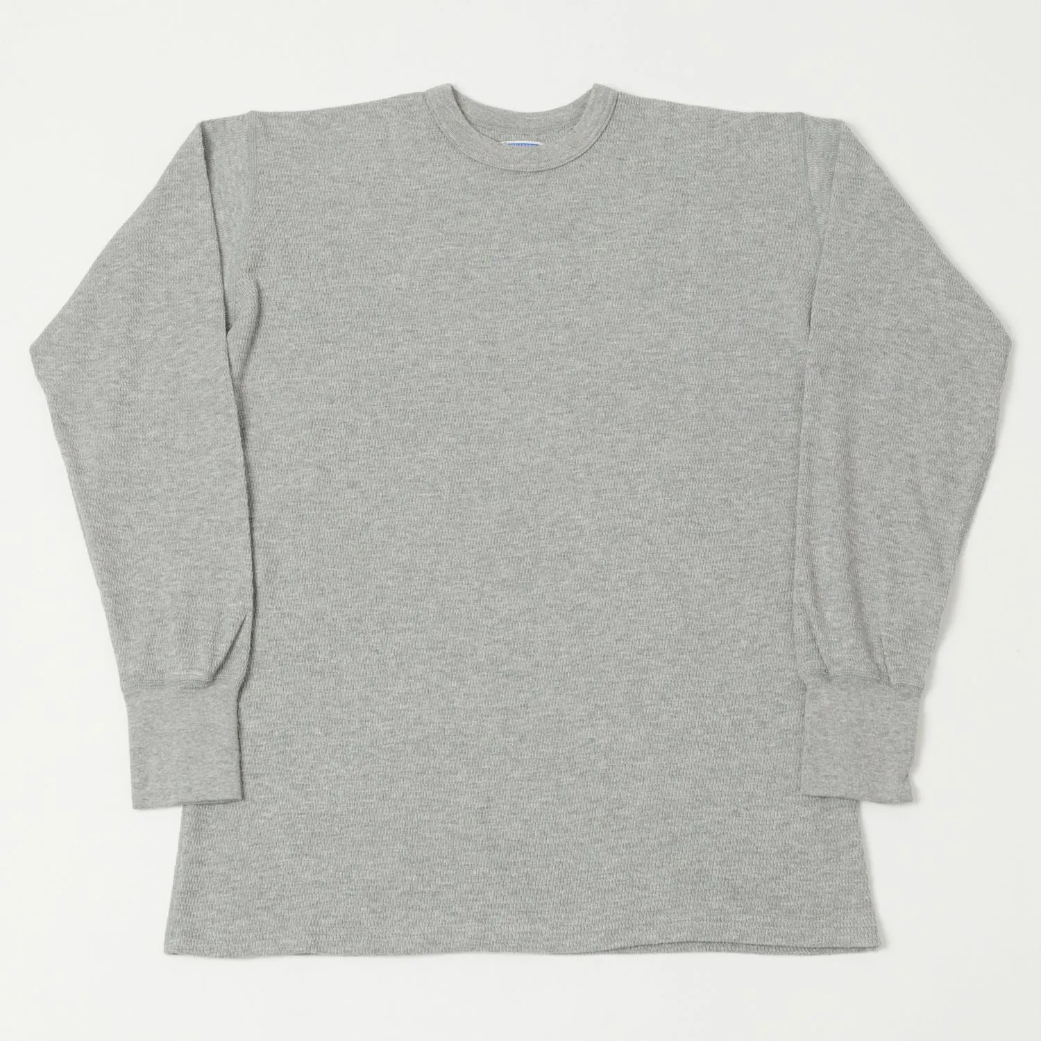 Dubbleworks L/S Thermal Crew Tee - Heather Grey