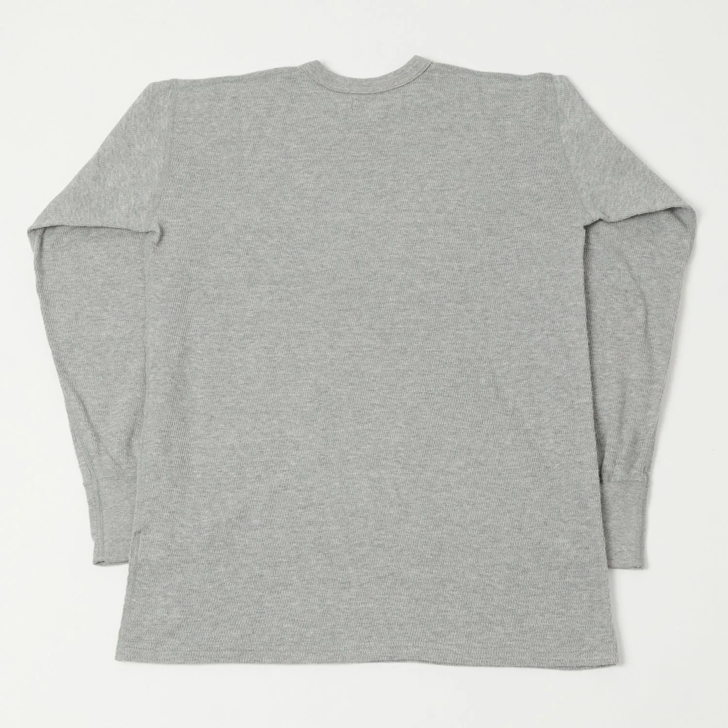 Dubbleworks L/S Thermal Crew Tee - Heather Grey