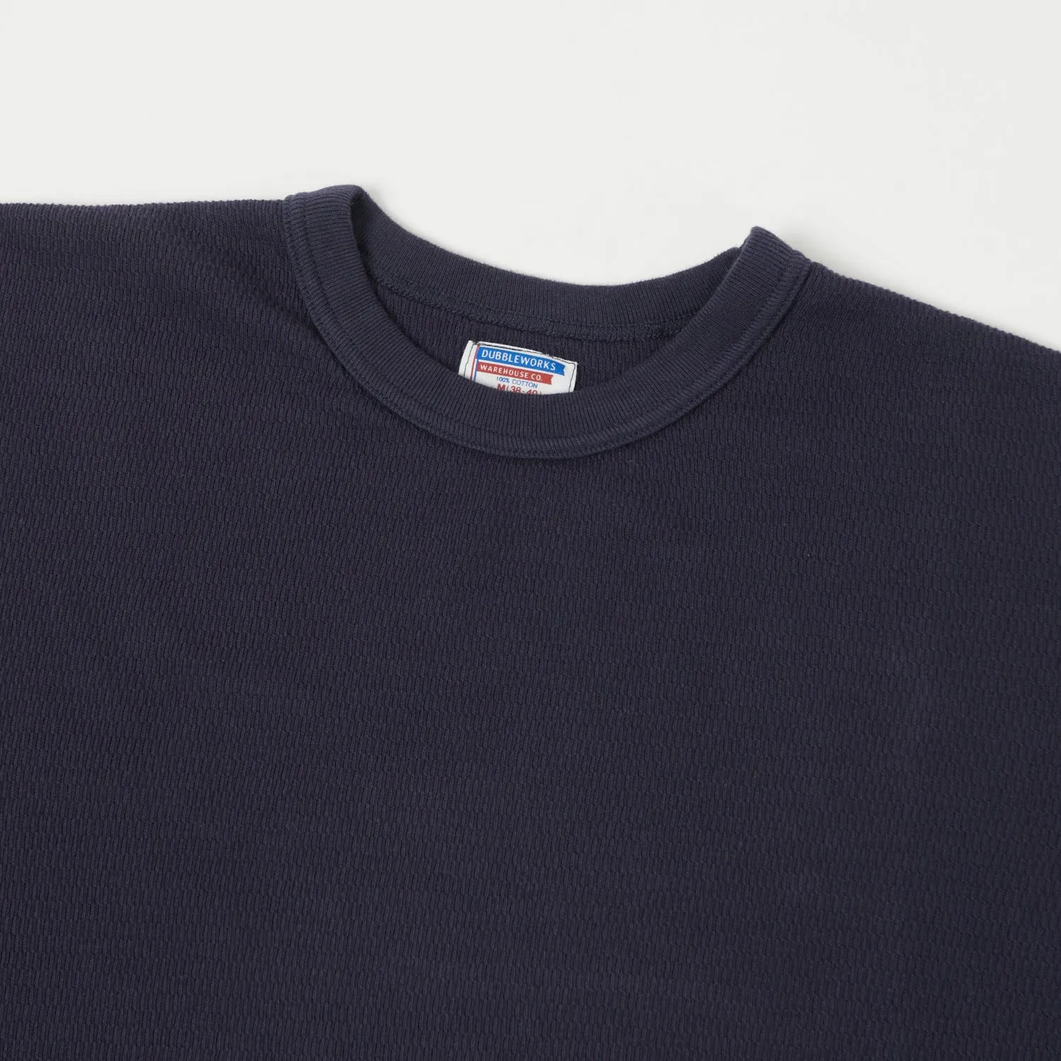 Dubbleworks L/S Thermal Crew Tee - Navy