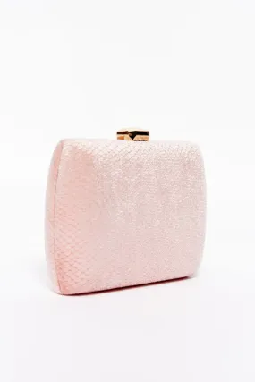 Fabric Engraved Box - Pink