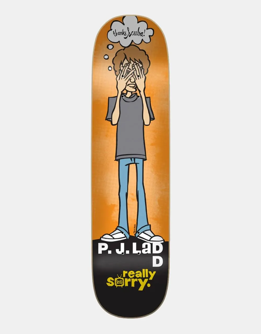 Flip Ladd Really Sorry 20th Anniversary Skateboard Deck - 8.125