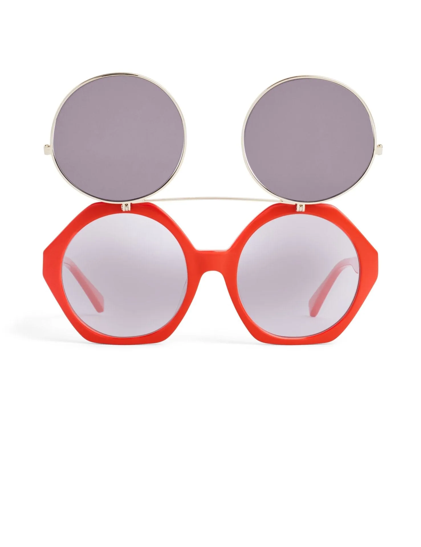 Flip Up Sunglassses | Red