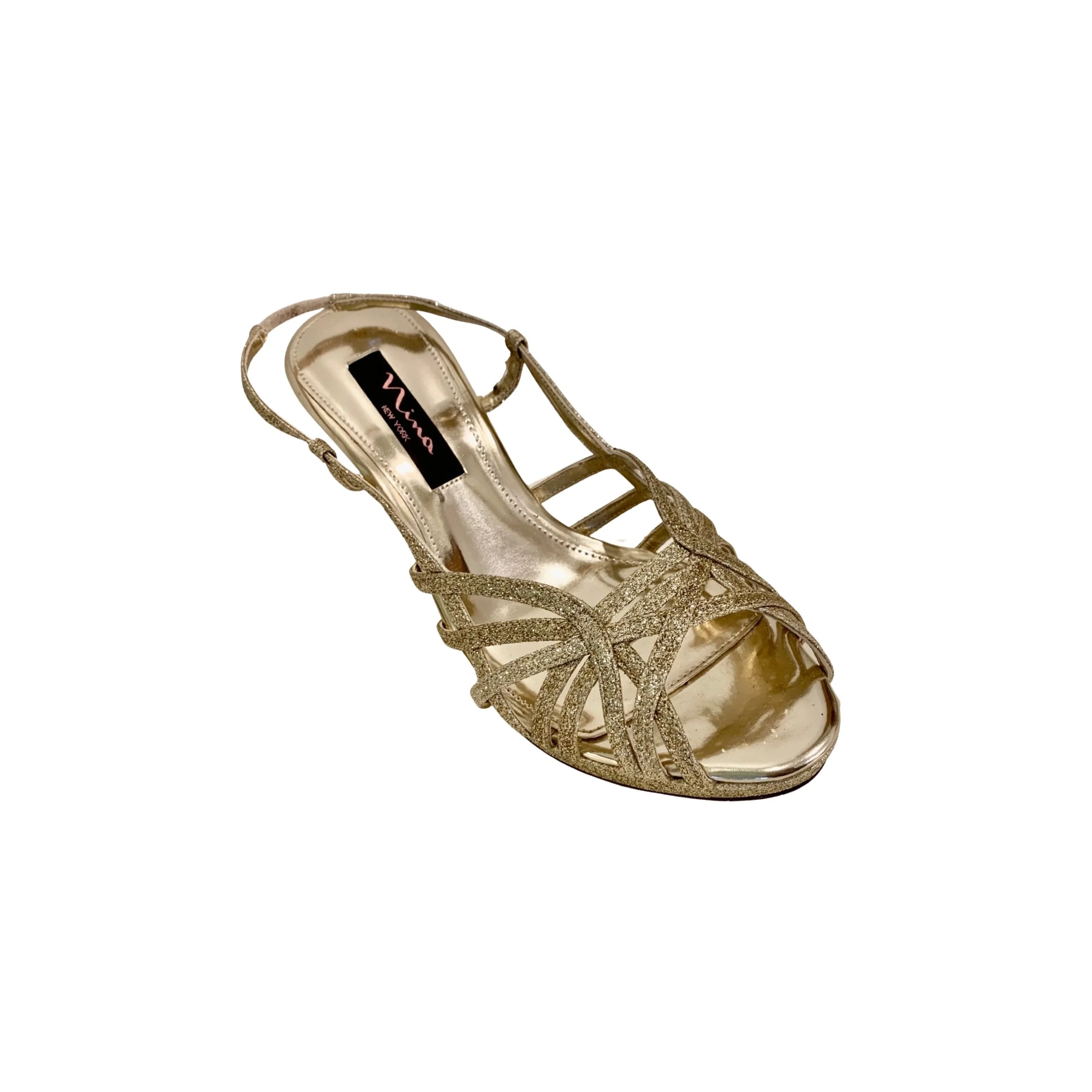 Fonda Evening Sling Back Gold