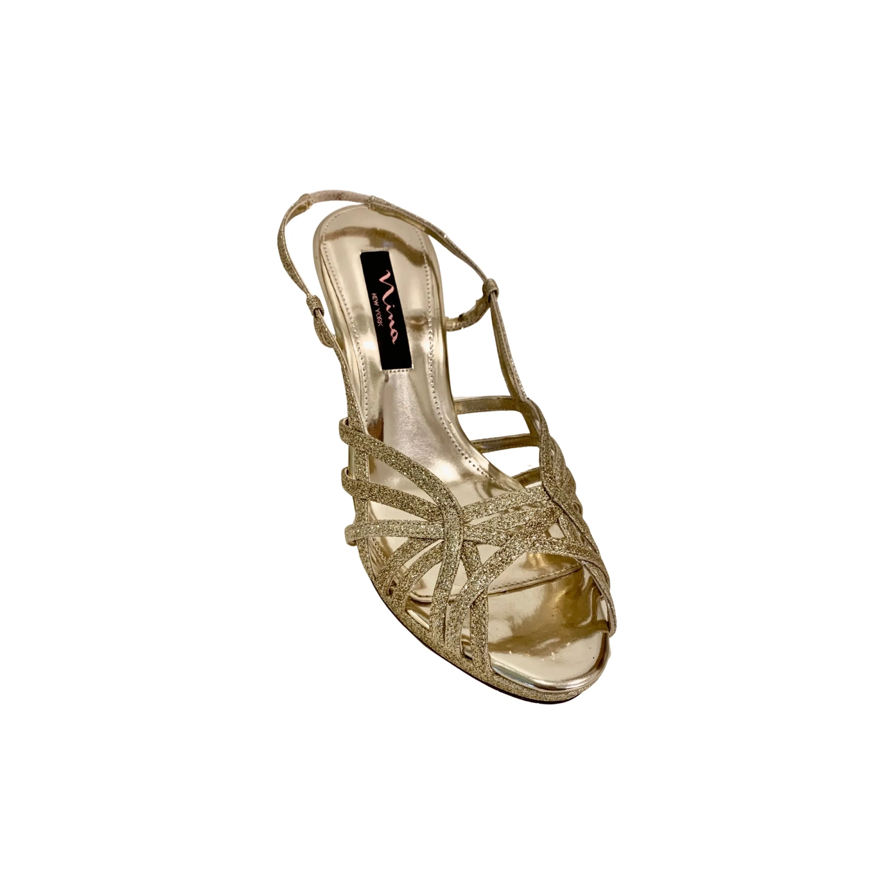 Fonda Evening Sling Back Gold