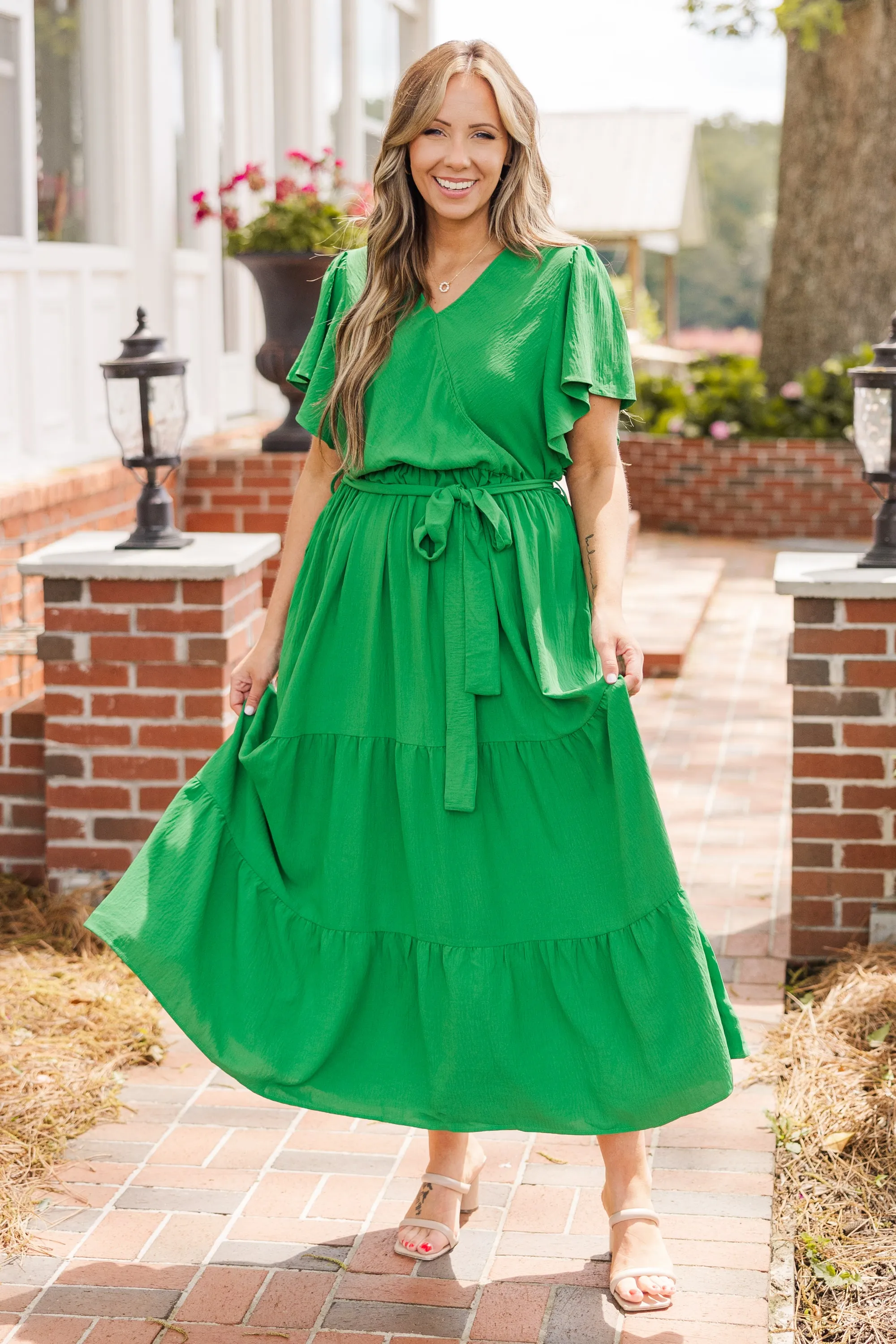 Forever In My Heart Dress, Green