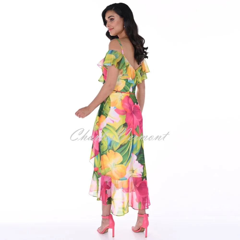 Frank Lyman Tropical Print Dress - Style 246484