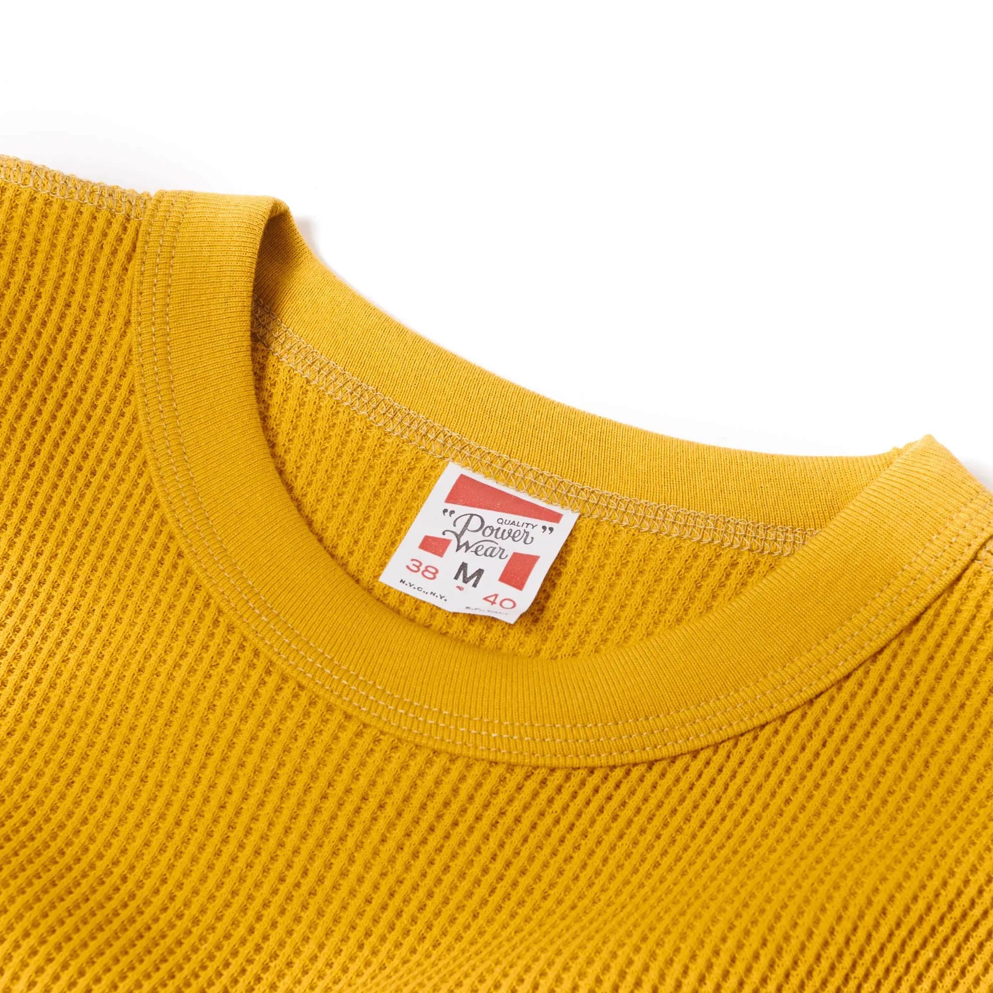 Freewheelers 2115010 'Power Wear' Crew Neck Thermal - Yellow