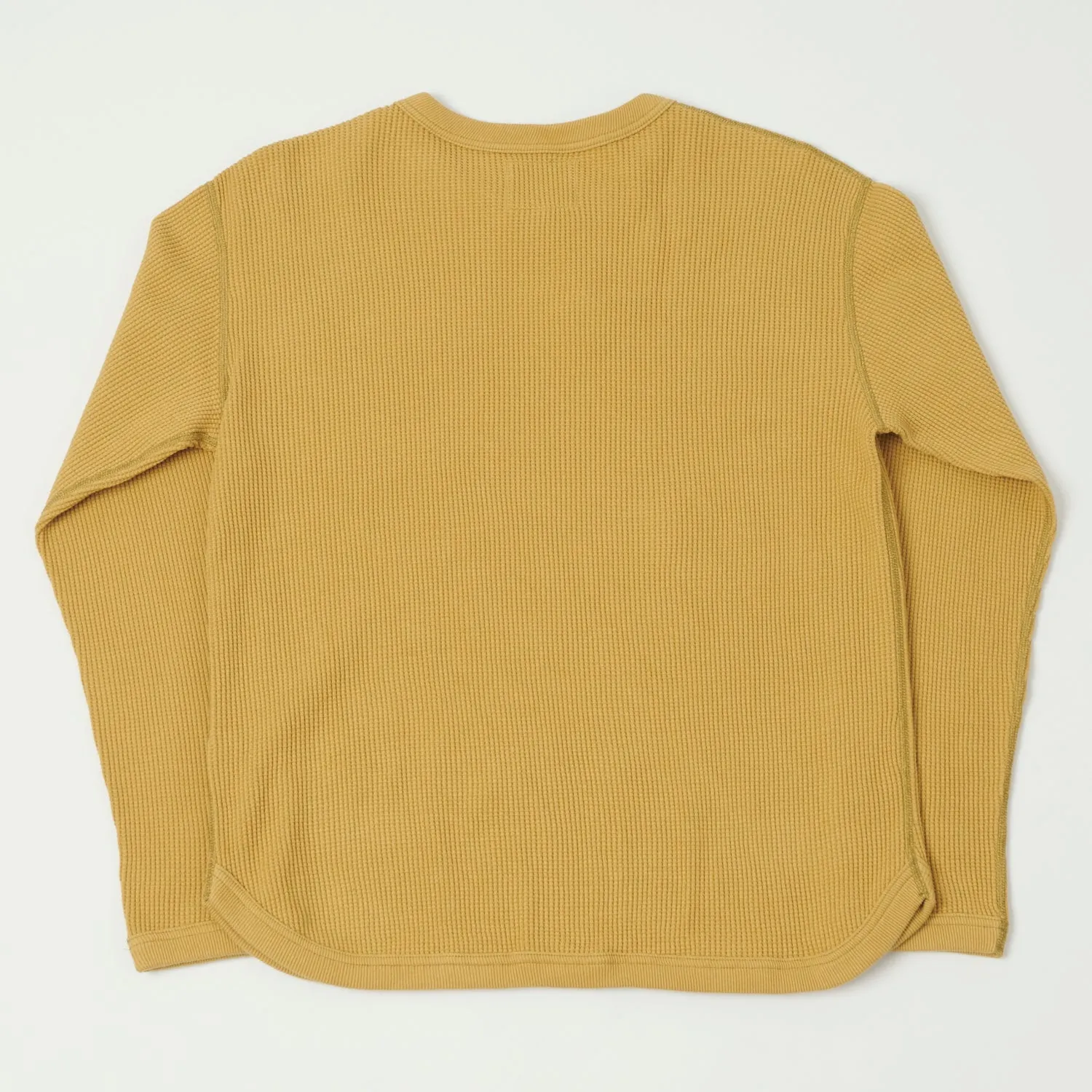 Full Count 5964 Heavyweight Waffle LS Tee - Camel