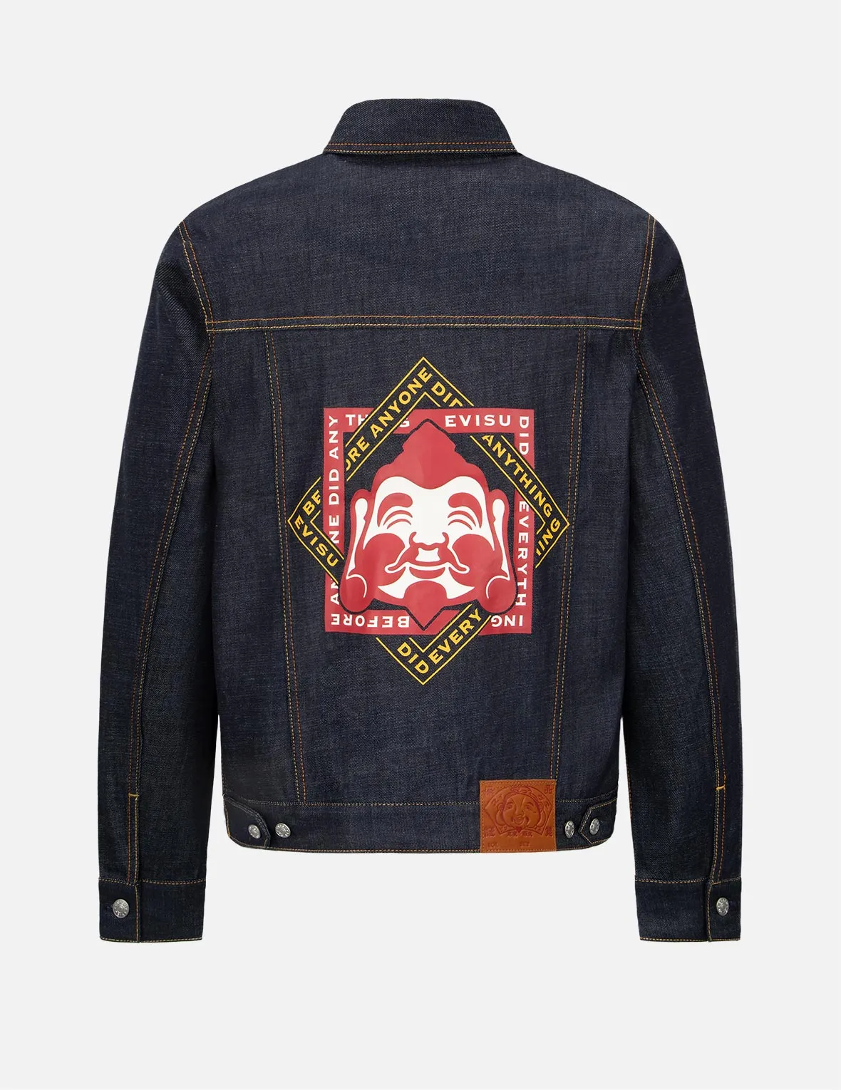 Godhead Print Denim Jacket