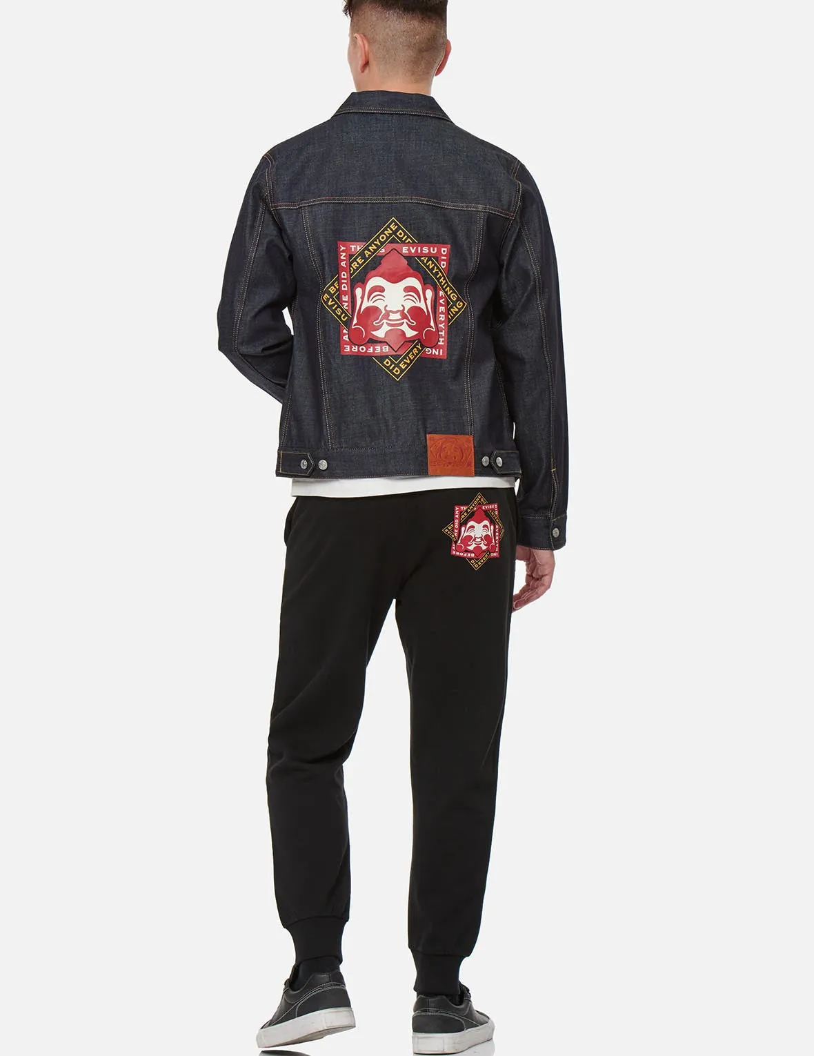 Godhead Print Denim Jacket