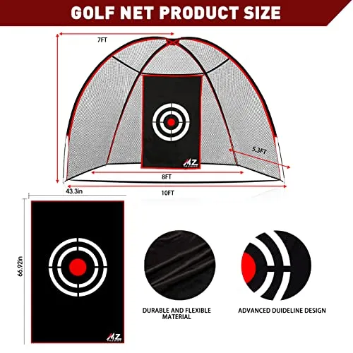 Golf Practice Net SALE - Extra Large 10x7 Foot Golf Hitting Net