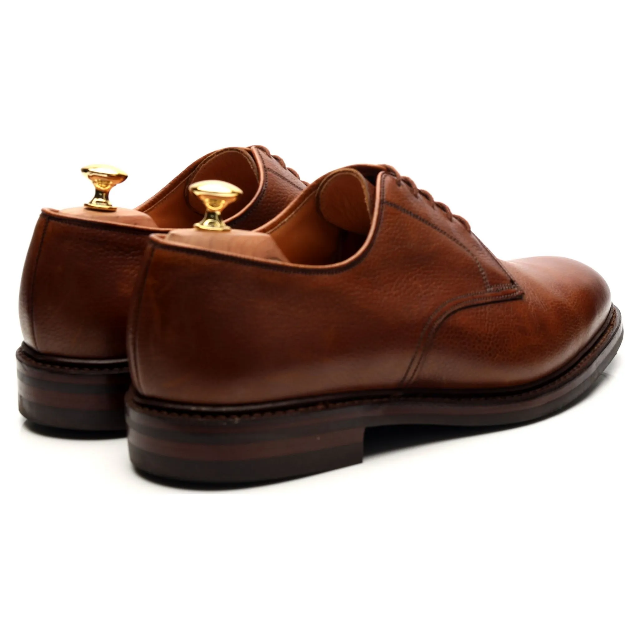 'Grasmere' Tan Brown Grain Leather Derby UK 11 G