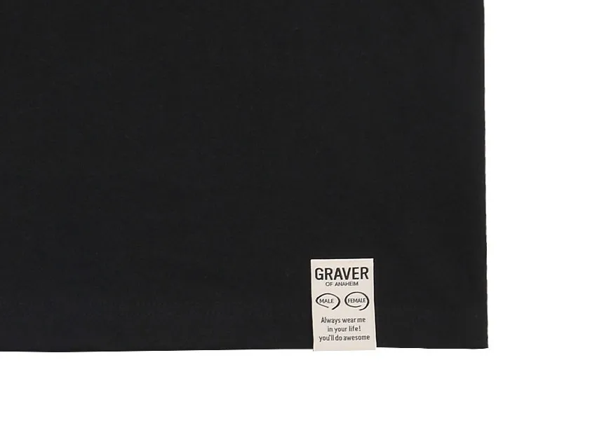 GRAVER  |[GRAVER]BLUE BEANIE DOG EMBROIDERY STRIPER SHORT SLEEVED TEE