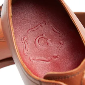 Grenson Rhys Toe Cap Derby ShoeCognac