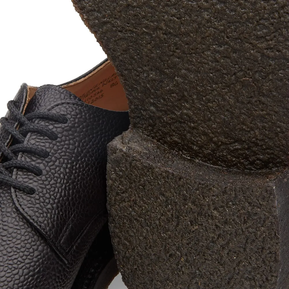 Grenson x Nick Wooster NW2 Crepe Sole Derby ShoeBlack Grain