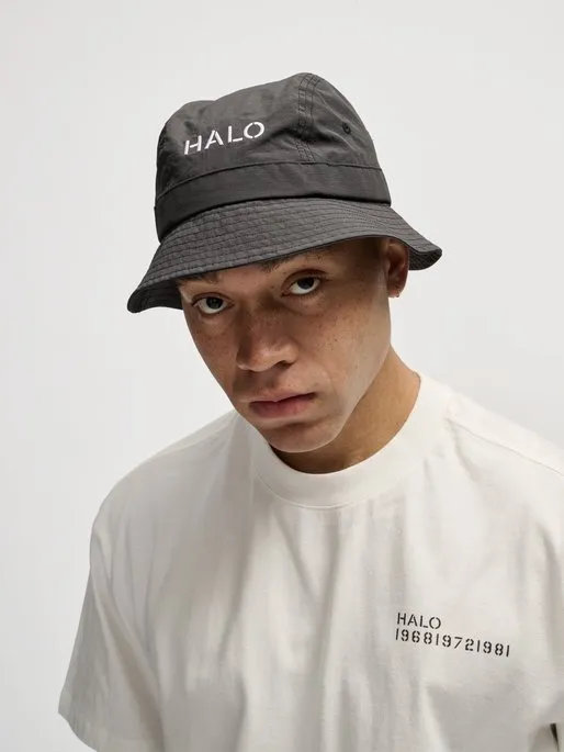 HALO BUCKET HAT NYLON Raven