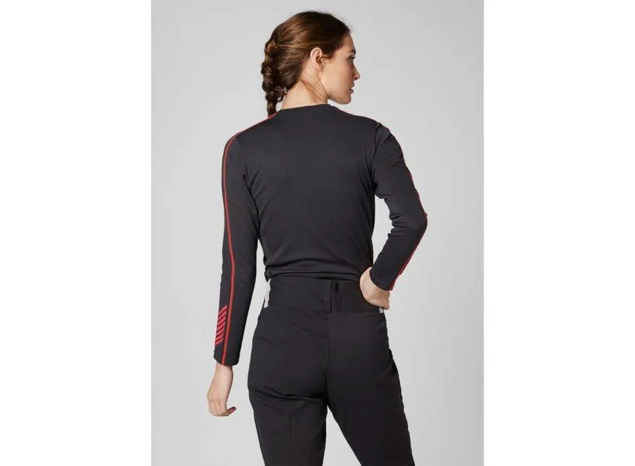 Helly Hansen HH Lifa Wms Active Crew Ebony Baselayer & Thermals  Ski Clothing