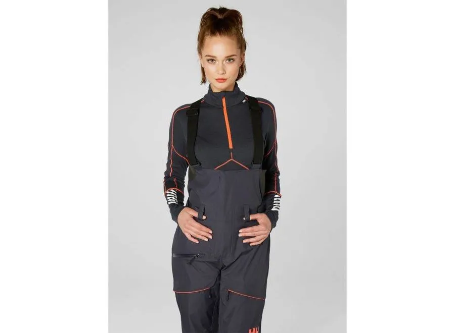 Helly Hansen HH Lifa Wms Merino Classic 1/2 Zip Graphite Blue Baselayer & Thermals  Ski Clothing