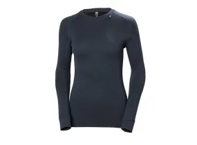 Helly Hansen HH Lifa Wms Merino Classic Crew Graphite Blue Baselayer & Thermals  Ski Clothing