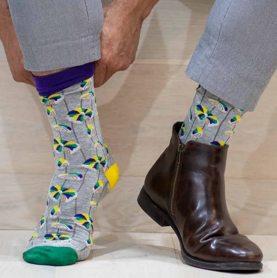 Here for the King Cake Socks