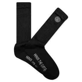 Honor The Gift HTG Loose Knit Socks - Black