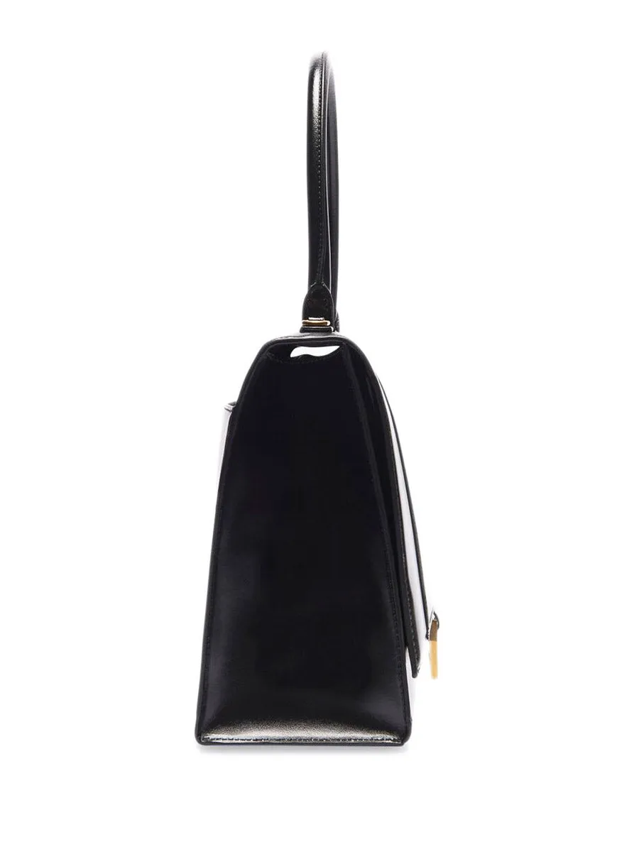 Hourglass Large Handbag in Black