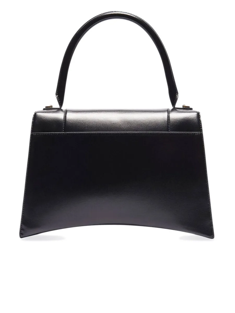 Hourglass Large Handbag in Black