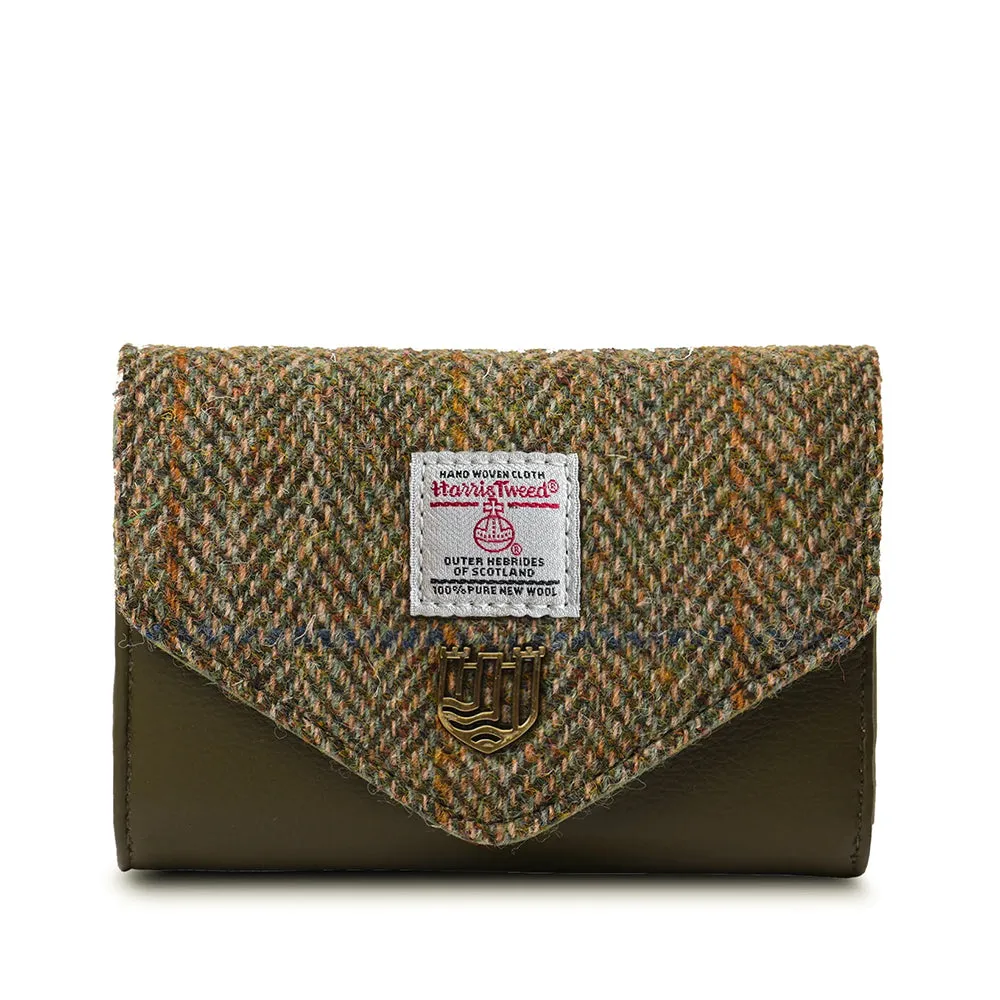 Islander Small Clasp Purse with Harris Tweed