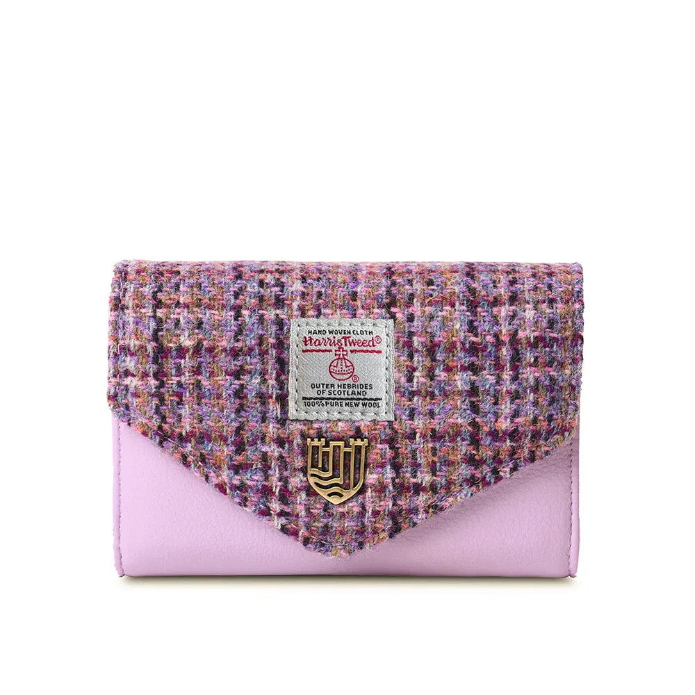 Islander Small Clasp Purse with Harris Tweed