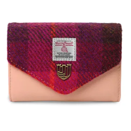 Islander Small Clasp Purse with Harris Tweed