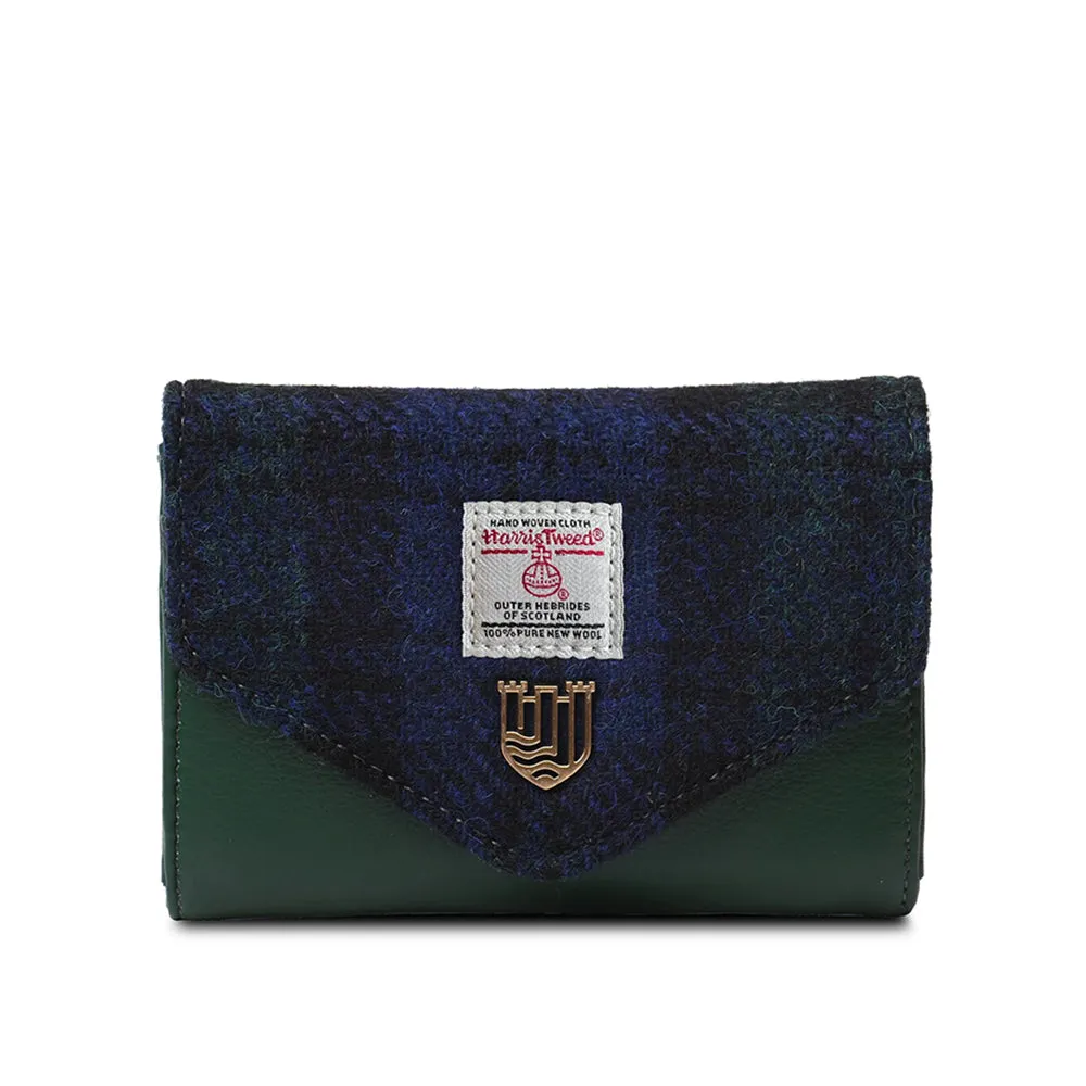 Islander Small Clasp Purse with Harris Tweed