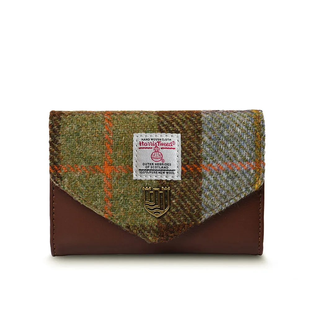 Islander Small Clasp Purse with Harris Tweed