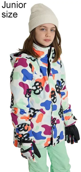 jacket Burton Elodie 2L - Flora Mirage - girl´s