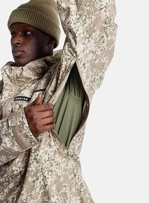 jacket Burton Pillowline Anorak 2L Gore-Tex - Snowfall Camo - men´s