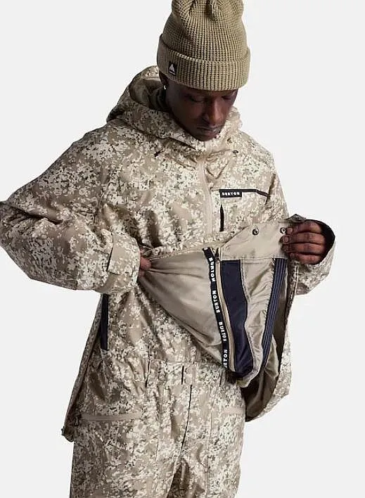 jacket Burton Pillowline Anorak 2L Gore-Tex - Snowfall Camo - men´s