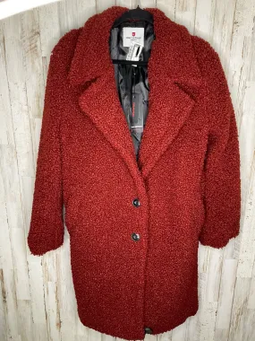 Jacket Faux Fur & Sherpa By Cmc In Red, Size: L