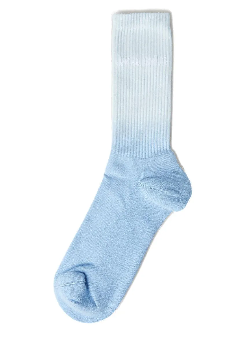 Jacquemus Les Chaussettes Logo Intarsia Gradient Socks