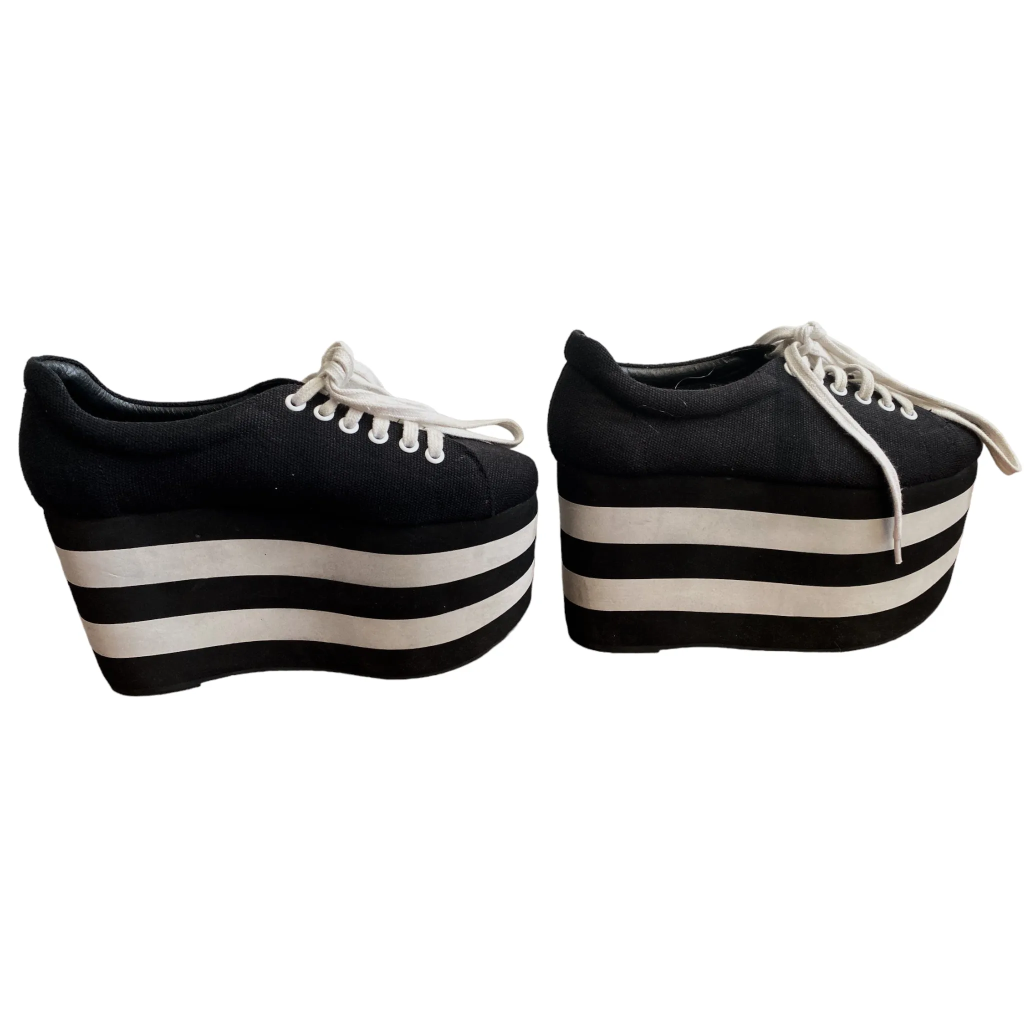 Jeffrey Campbell Havana Last Striped Platform