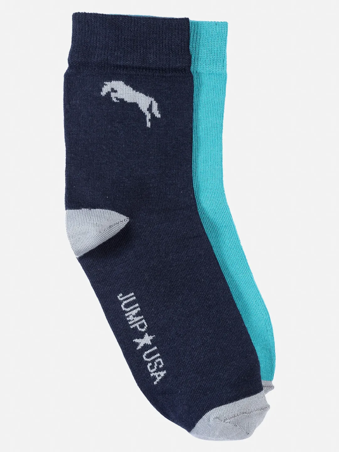 JUMP USA Set of 2 Mid Length Socks For Men