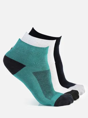 JUMP USA Set of 3 Ankle Length Socks For Women