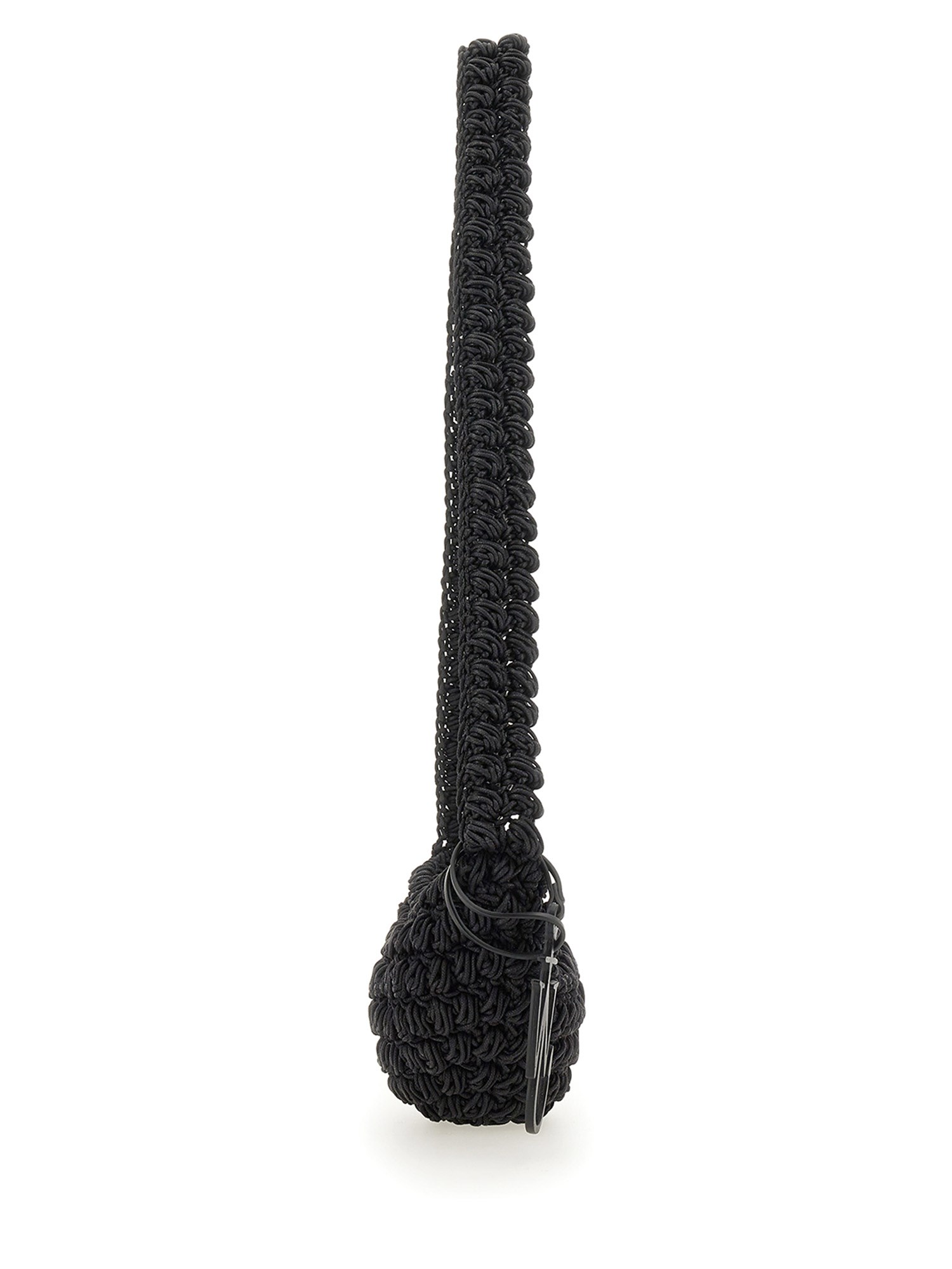 JW ANDERSON    KNITTED POP CORN SLING BAG WITH WOVEN PATTERN